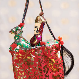  Ghodi Sawar - Rajasthani Handmade Hanging / Kathputli 