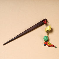 Handmade Flower Crochet Wooden Juda Stick by Samoolam