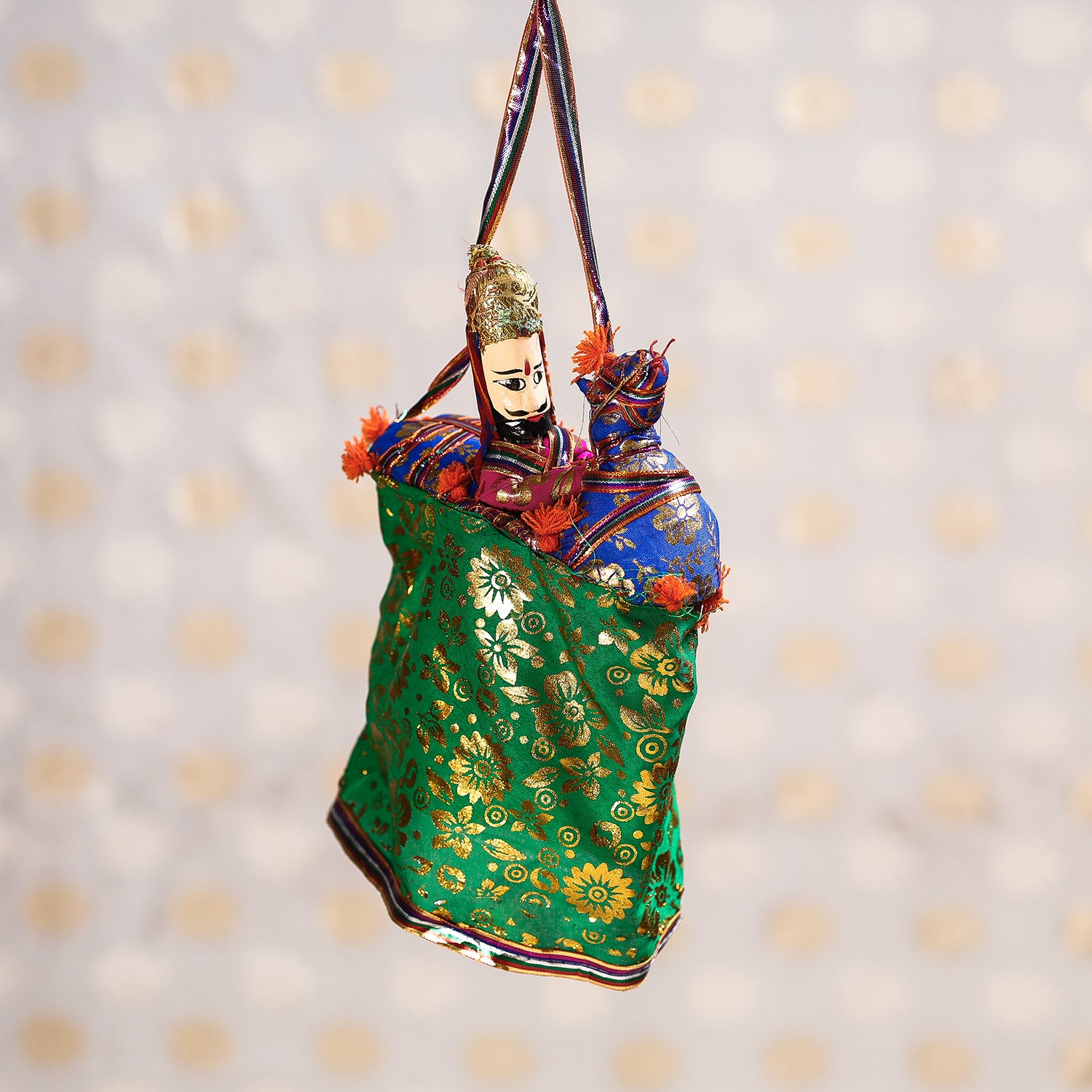  Ghodi Sawar - Rajasthani Handmade Hanging / Kathputli 