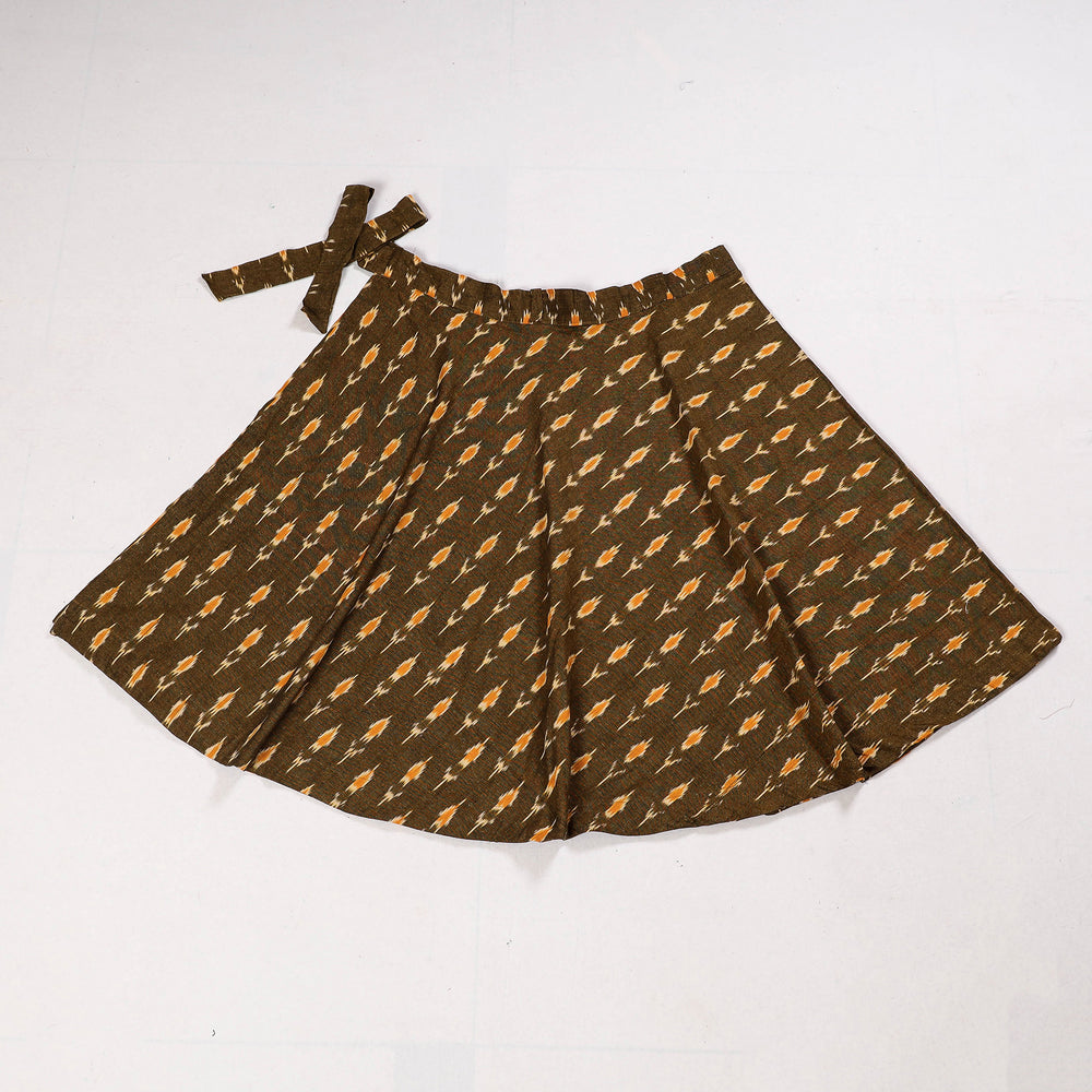 cotton wrap skirt 