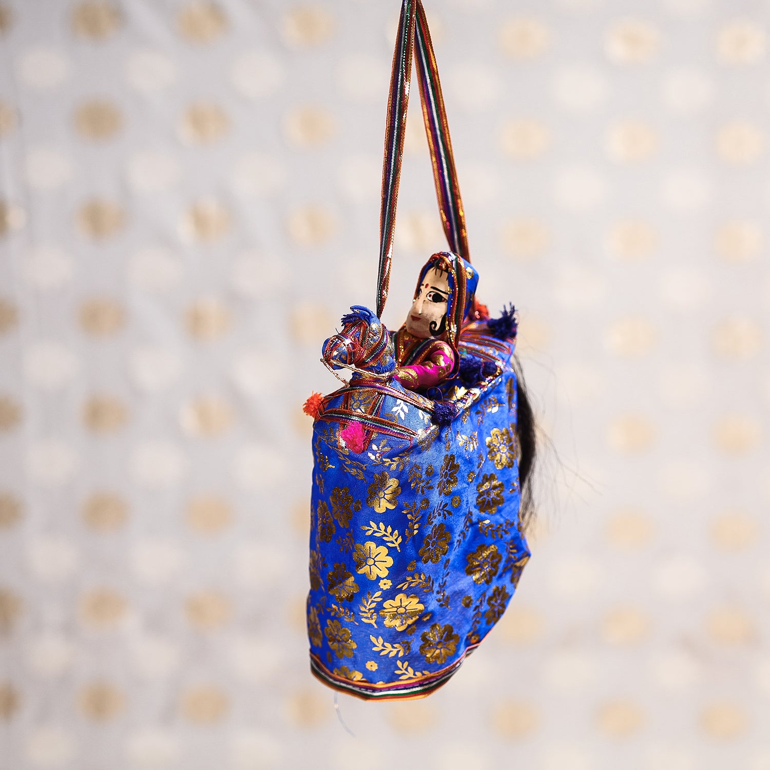  Ghodi Sawar - Rajasthani Handmade Hanging / Kathputli 