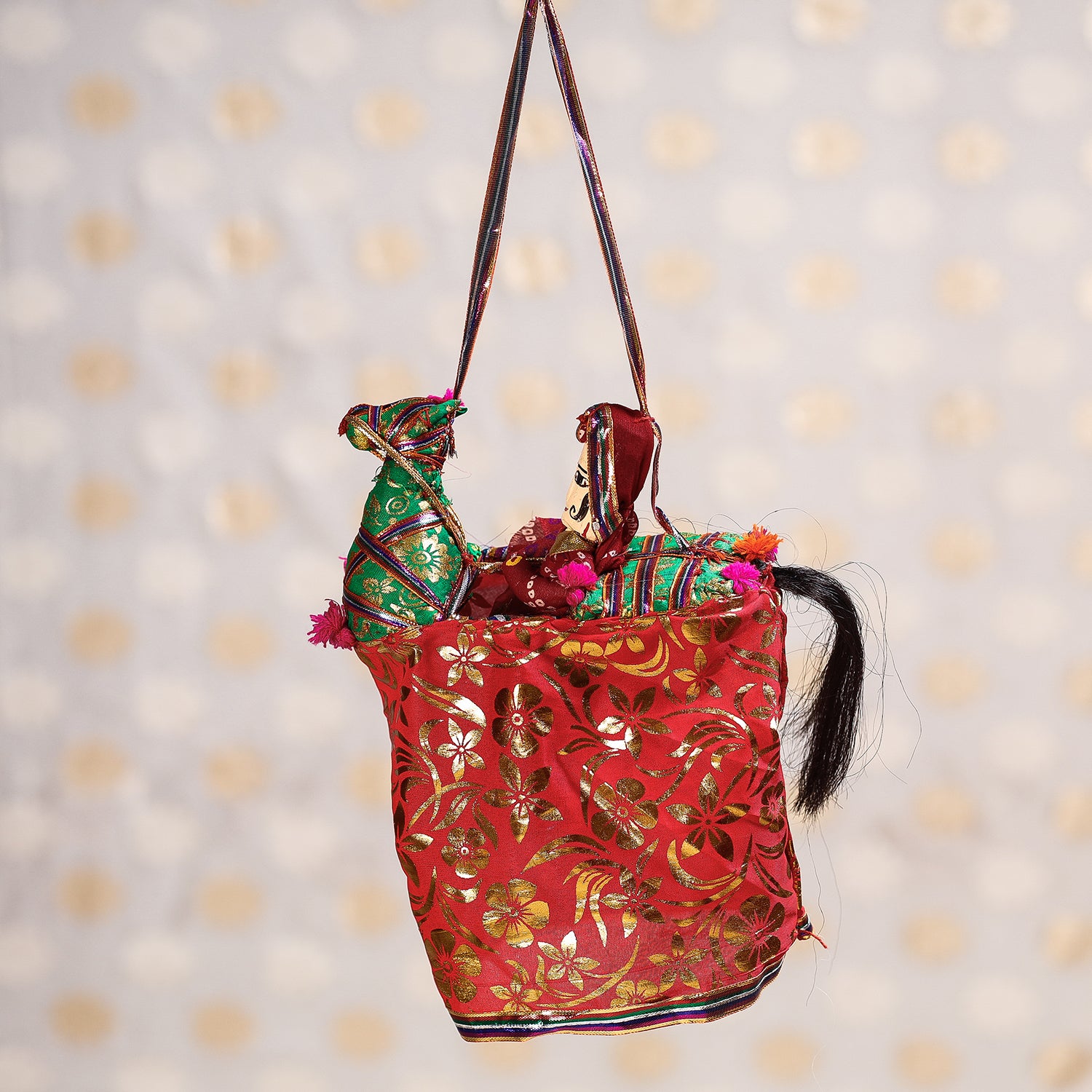  Ghodi Sawar - Rajasthani Handmade Hanging / Kathputli 