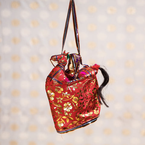  Ghodi Sawar - Rajasthani Handmade Hanging / Kathputli 
