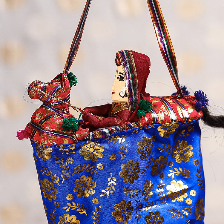  Ghodi Sawar - Rajasthani Handmade Hanging / Kathputli 
