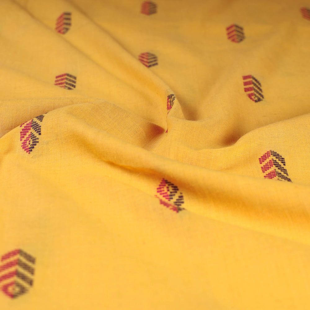 Yellow - Jacquard Prewashed Cotton Fabric 07