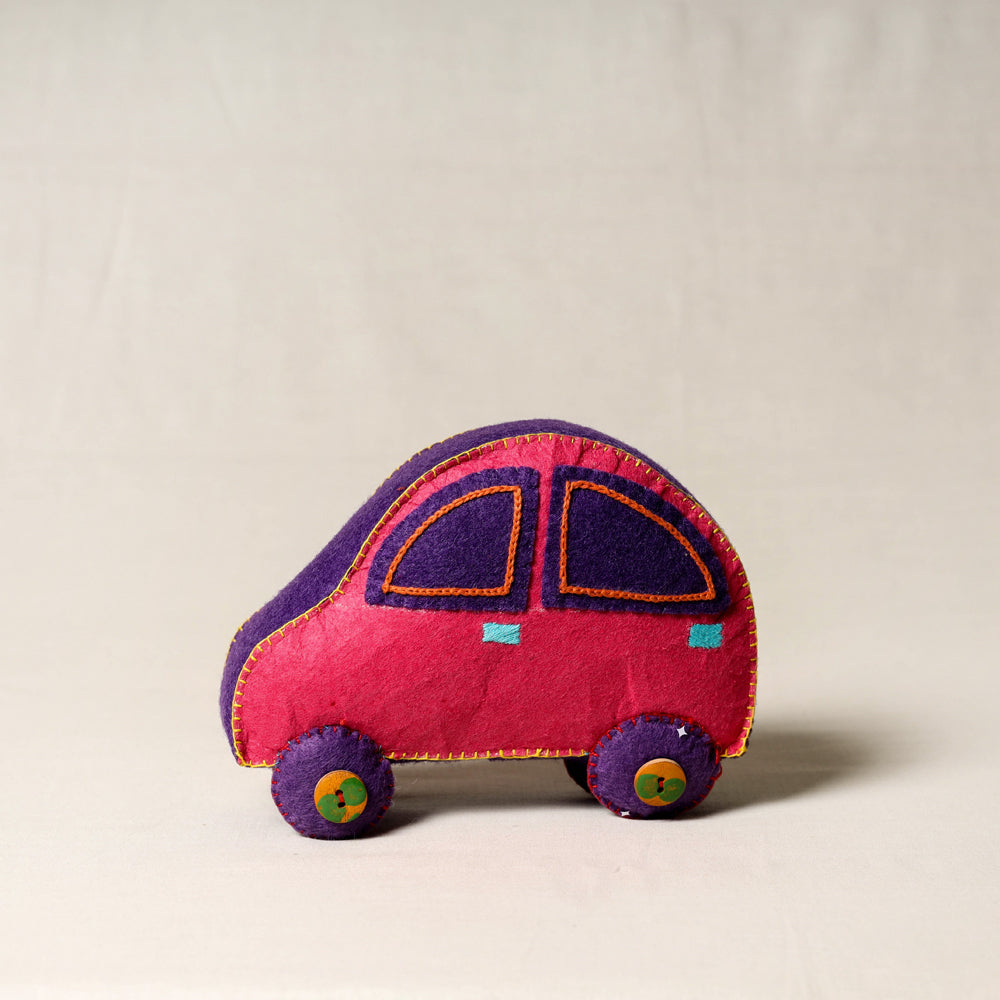 Car - Handmade Felt Work Stuffed Soft Toy