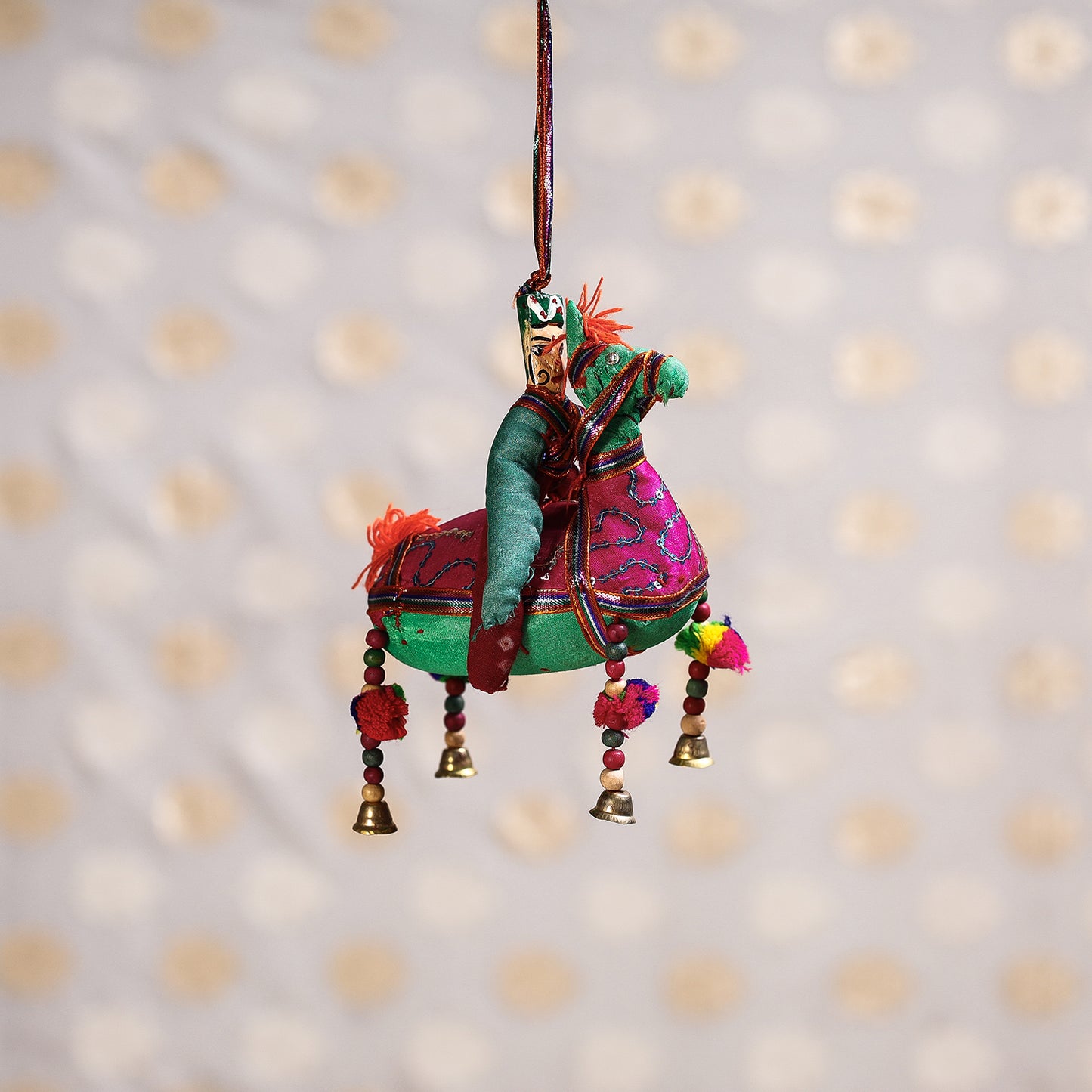 Rajasthani Horse Handmade Puppet/Kathputli Hanging Assorted