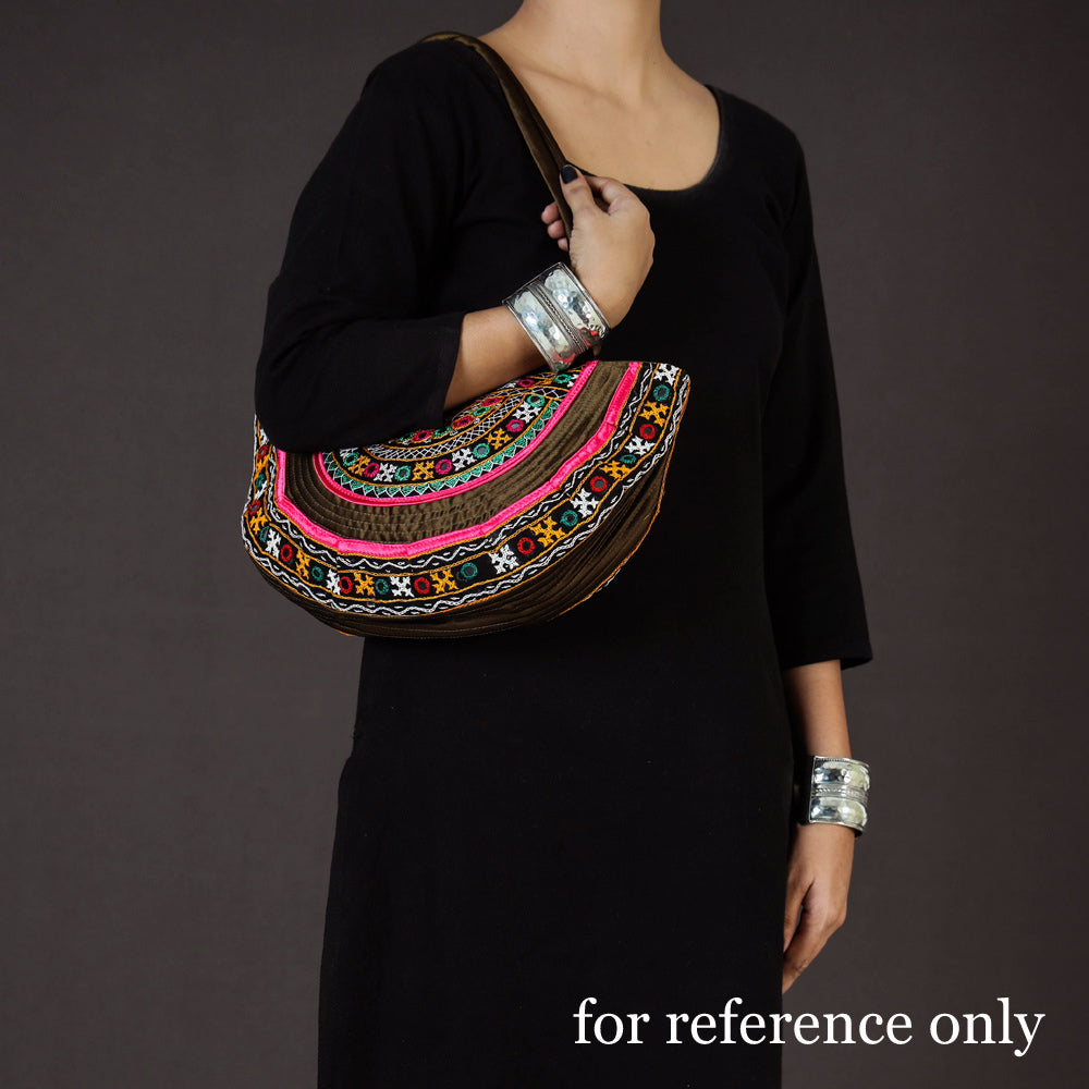 Kutchi Embroidery Mirror Work Shoulder Bag