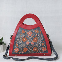 crewel embroidery hand bag