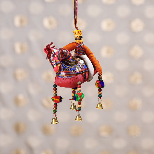 Rajasthani Horse Handmade Puppet/Kathputli Hanging Assorted