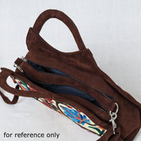 crewel embroidery hand bag