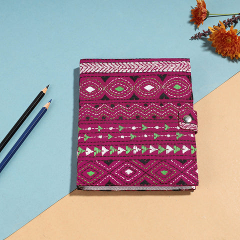 Bengal Kantha Work Handcrafted Notepad (7 x 6 in)