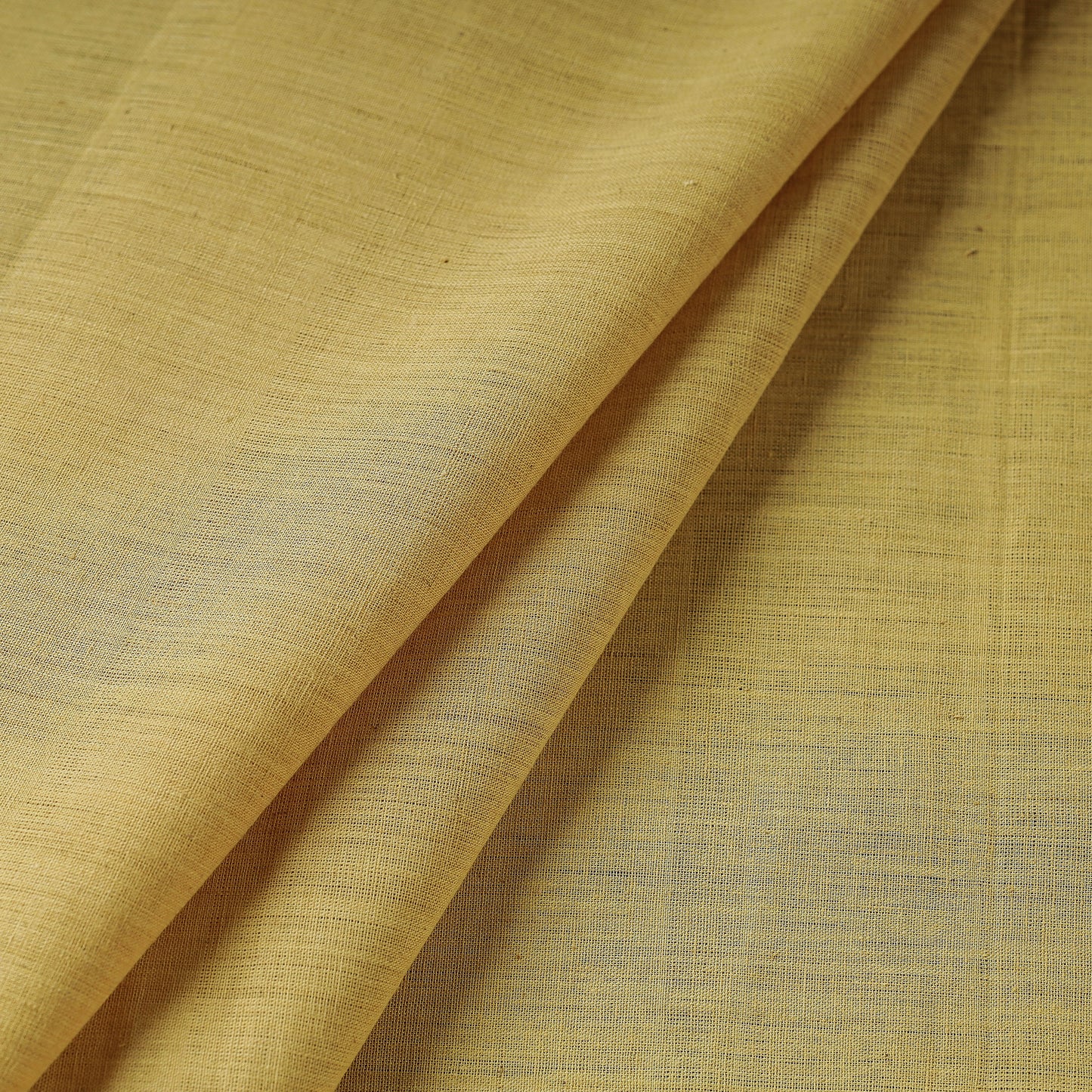 Anar Yellow - Malkha Pure Handloom Cotton Natural Dyed Fabric