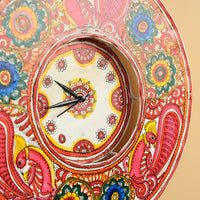 handpainted wall clock