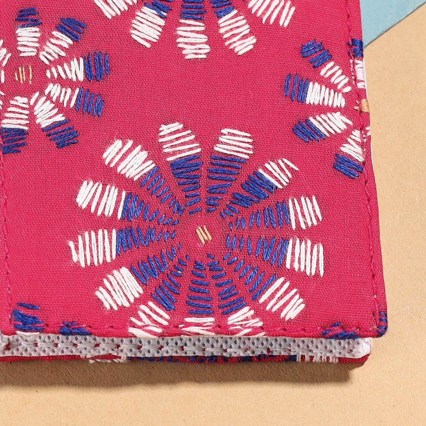 Bengal Kantha Work Handcrafted Notepad (4 x 3 in)