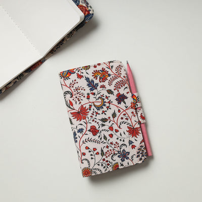 Floral Printed Handmade Classic Notebook with Pencil (Small)