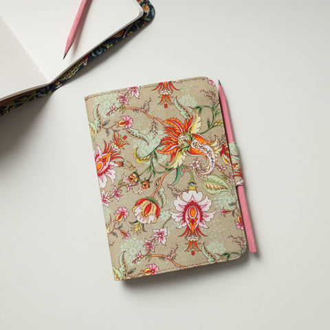Buy Floral Printed Handmade Classic Notebook with Pencil (Large) Online at iTokri.com