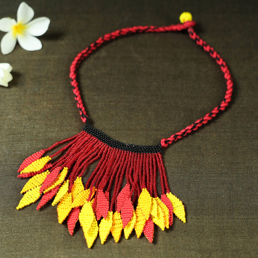 Handmade Bead & Threadwork Necklace