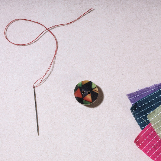 1.5cm Handmade Sambhal Clothing Button (single piece)
