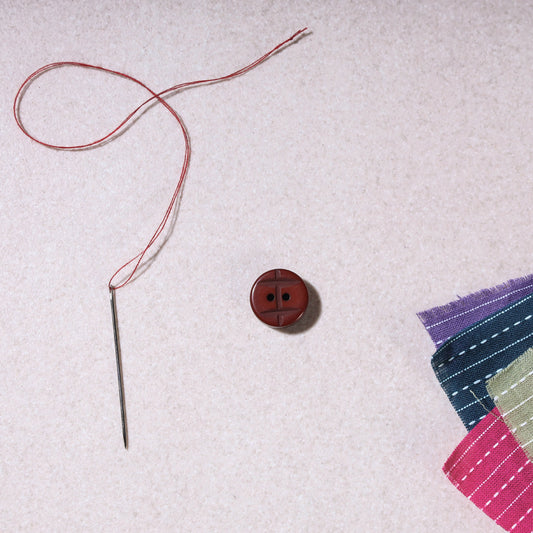 1cm Handmade Sambhal Clothing Button (single piece)