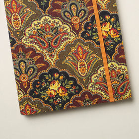 Buy Floral Printed Handmade Elastic Closure Notebook Online at iTokri.com 