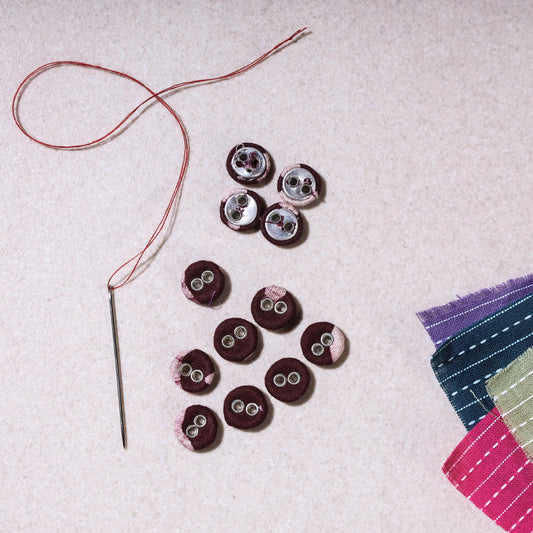 0.5cm Buttonbaaz Handmade Button Small (Set of 12)