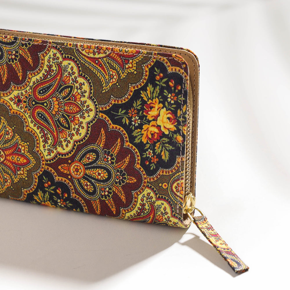 flora print wallet