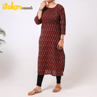 Ikat Weave Kurta