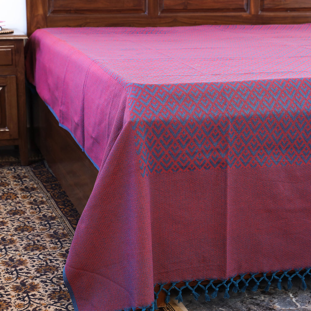 Handloom bed cover