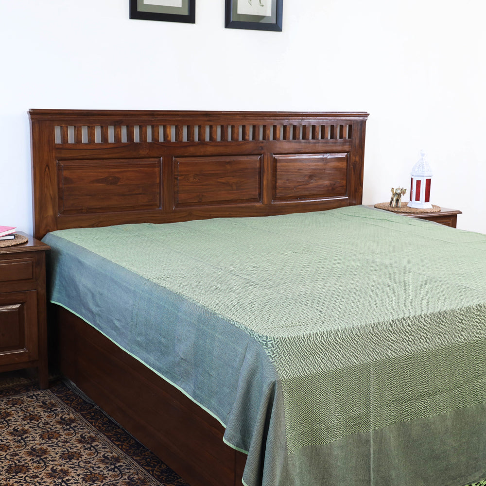 plain double bed cover