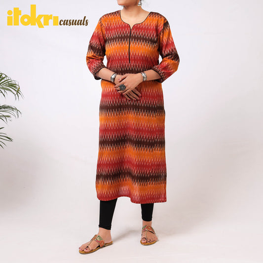  Ikat Weave Kurta