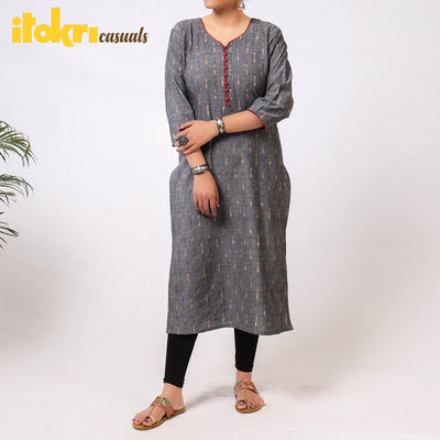 Ikat Weave Kurta