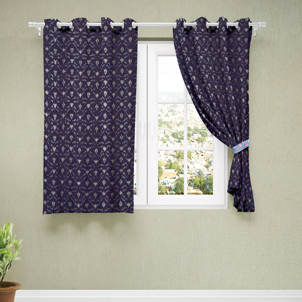 pochampally ikat window curtain