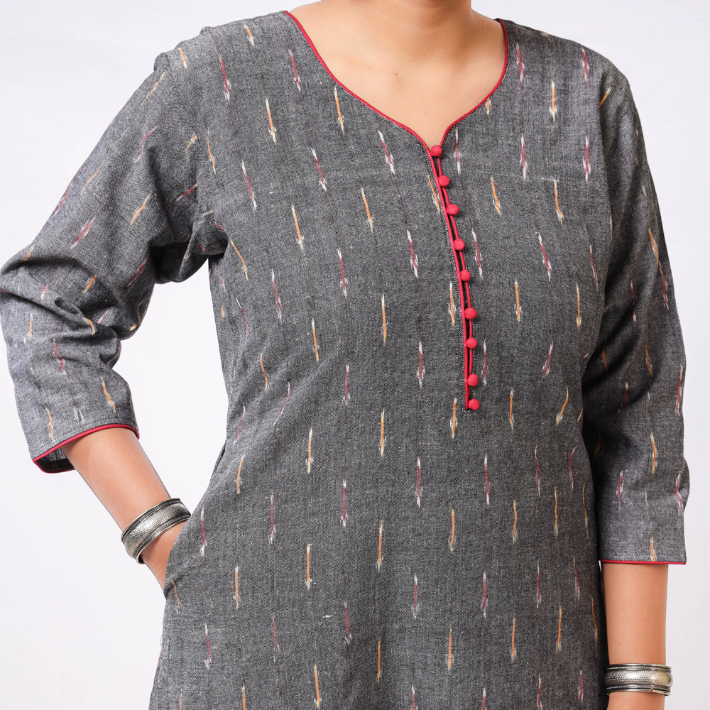 Ikat Weave Kurta