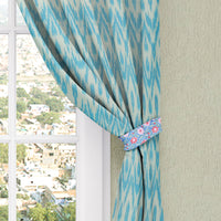 pochampally ikat window curtain