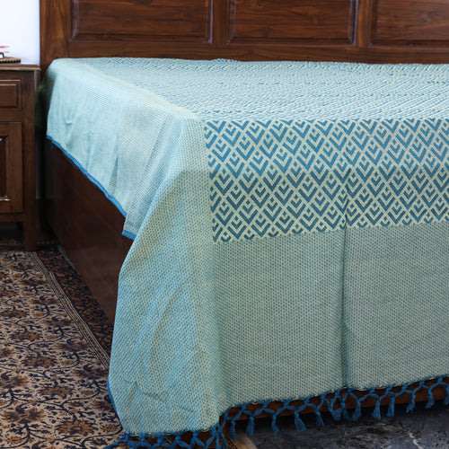 Handloom bed cover