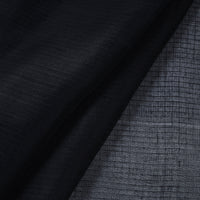 Black - Plain Weaving Kota Doria Cotton Fabric 13