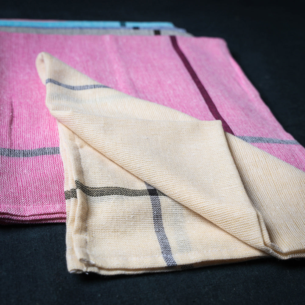 Buy Set of 6 - Aha Vastra! Pure Handloom Cotton Table Napkin Online at iTokri.com