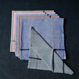 Buy Set of 6 - Aha Vastra! Pure Handloom Cotton Table Napkin Online at iTokri.com