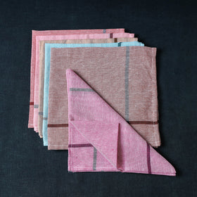 Buy Set of 6 - Aha Vastra! Pure Handloom Cotton Table Napkin Online at iTokri.com