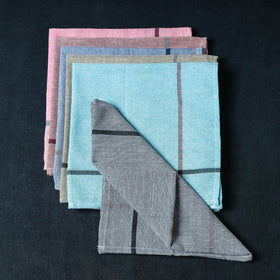 Buy Set of 6 - Aha Vastra! Pure Handloom Cotton Table Napkin Online at iTokri.com