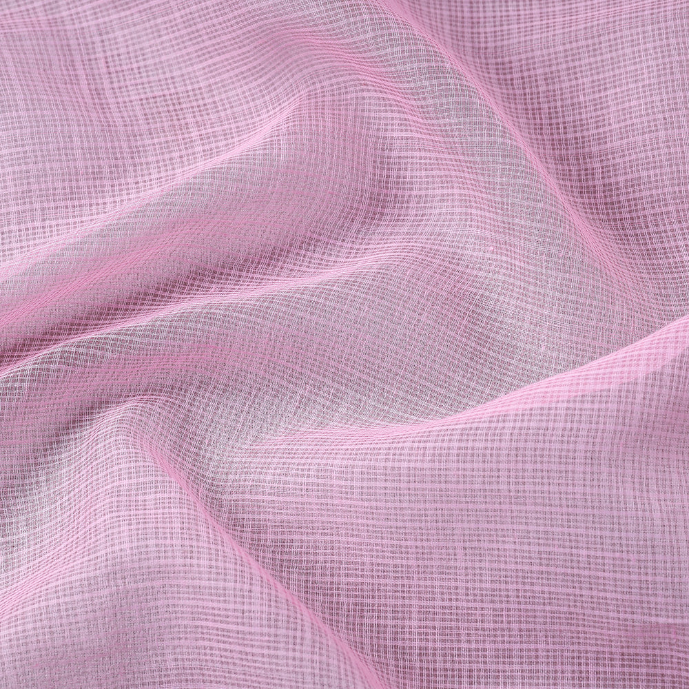 Light Pink - Plain Weaving Kota Doria Cotton Fabric 06