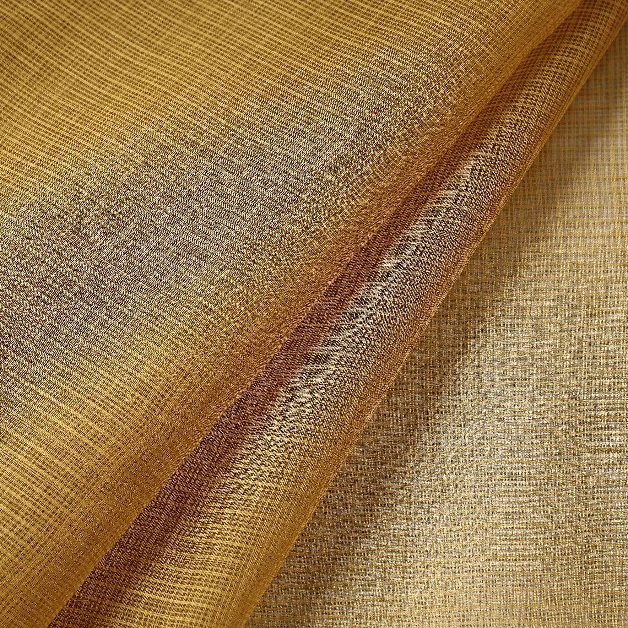 Buy Finest Quality Yellow Kota Doria Fabrics Online in India