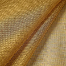 Buy Finest Quality Yellow Kota Doria Fabrics Online in India