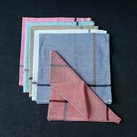 Buy Set of 6 - Aha Vastra! Pure Handloom Cotton Table Napkin Online at iTokri.com