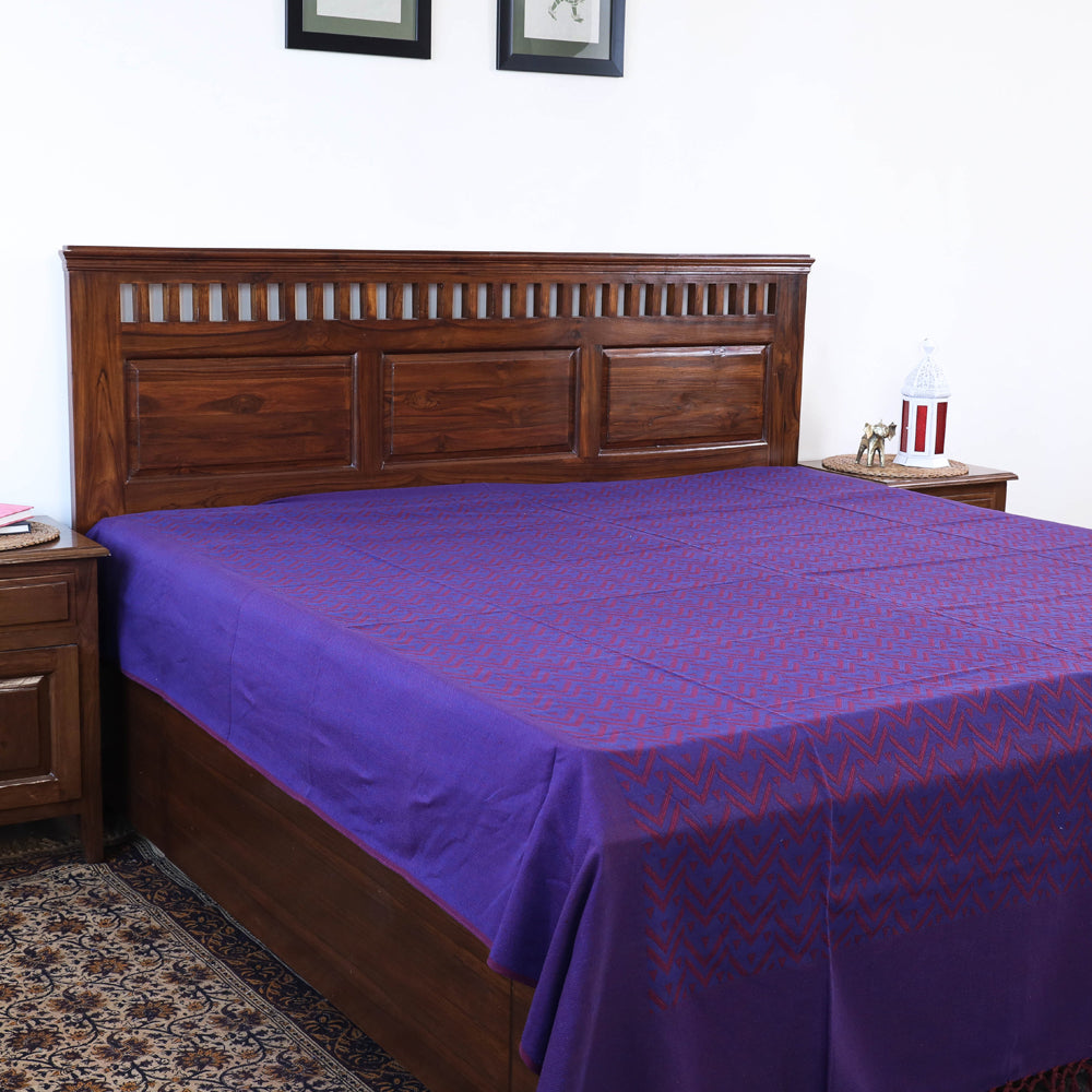 Handloom bed cover