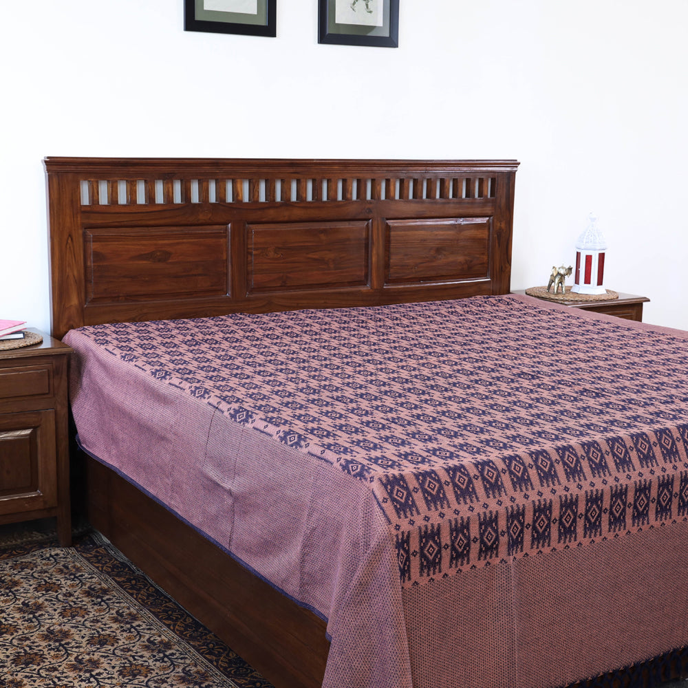 Handloom bed cover