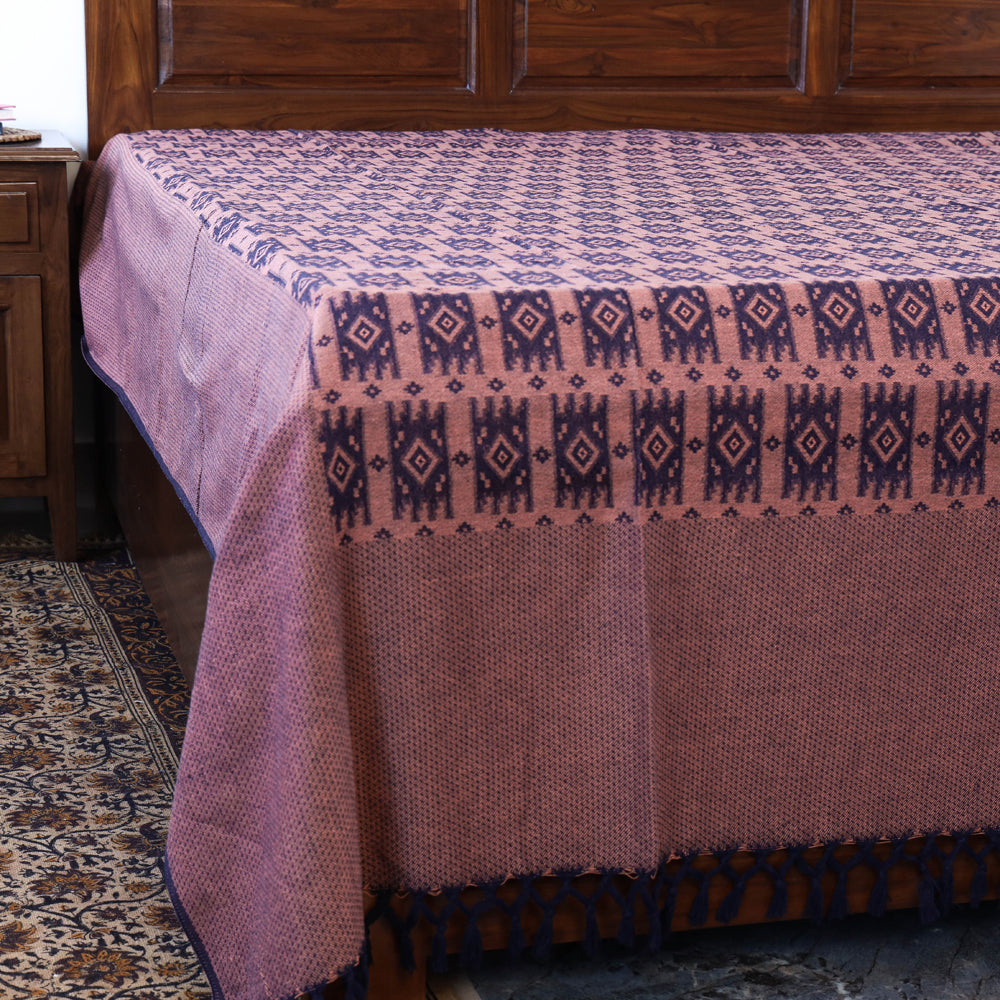 Handloom bed cover