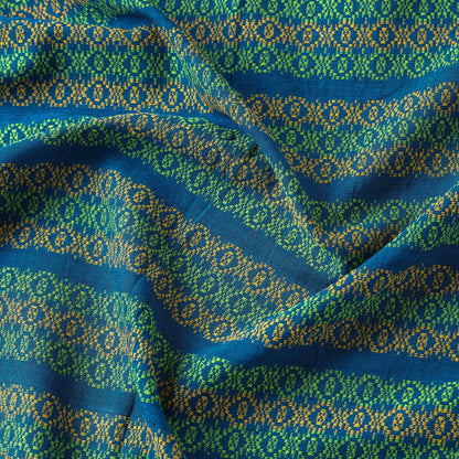 Blue - Bodoweaves Handloom Cotton Fabric