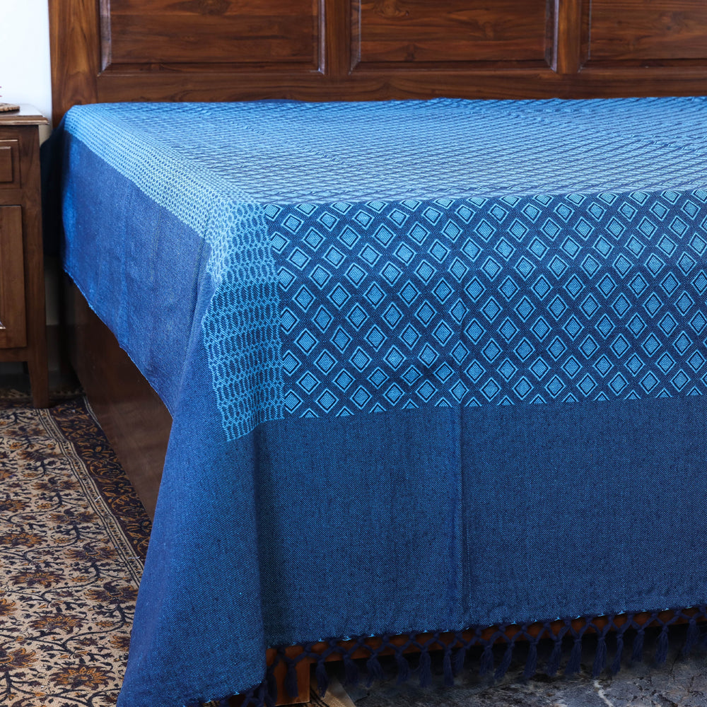 Handloom bed cover